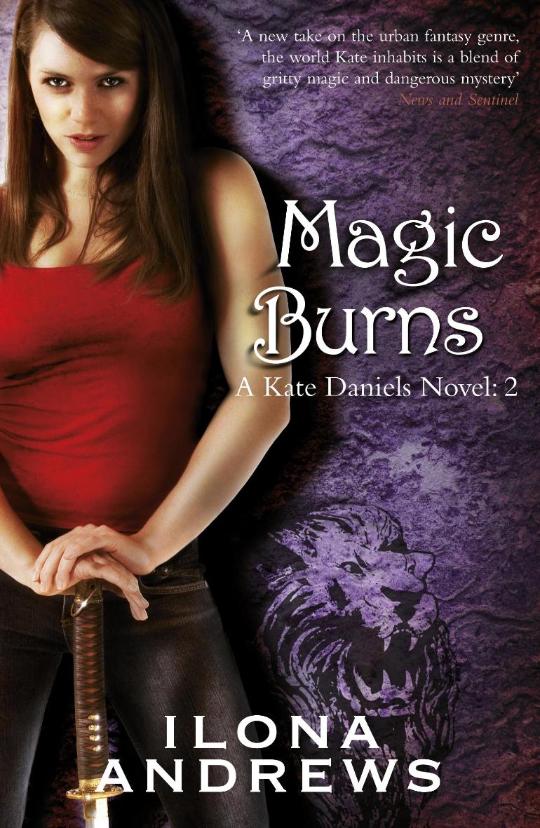 MAGIC BURNS  (Ilona Andrews) Cover Book