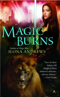 MAGIC BURNS  (Ilona Andrews) Cover Book