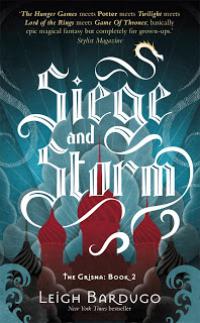 SIEGE AND STORM (Leigh Bardugo) Book Cover