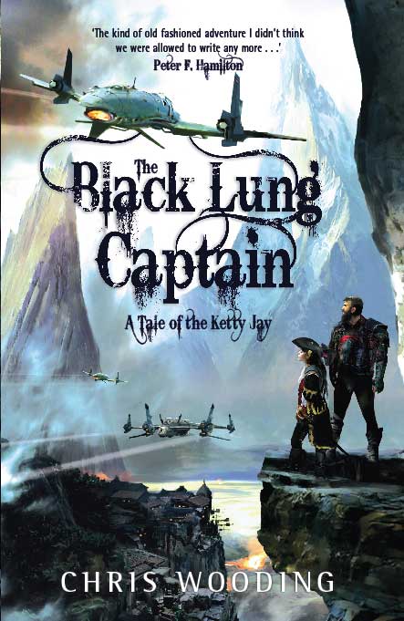 THE BLACK LUNG CAPTAIN  (Chris Wooding) Cover Book